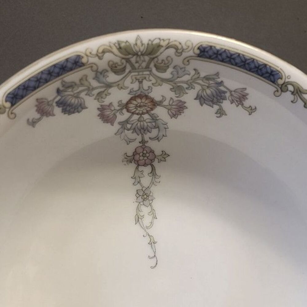Hutschenreuther Selb HUT6 Floral & Swag 9" Round Vegetable Bowl 1920's Vintage - Picture 3 of 6